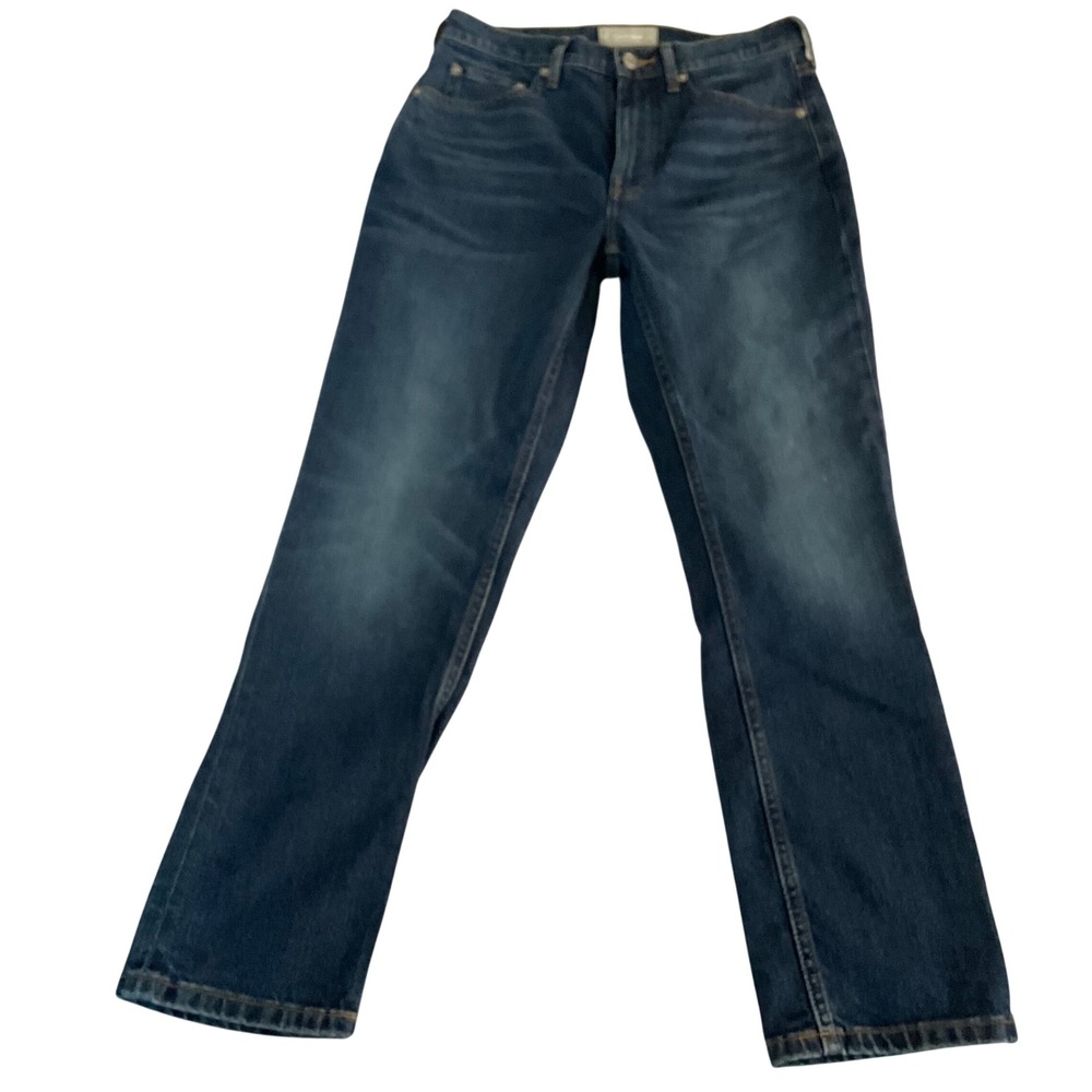 Everlane The Original Cheeky Jean Womens 28R Blue Organic Cotton Straight Leg